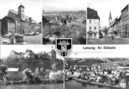 AK, Leisnig Kr. Döbeln, fünf Abb., 1980