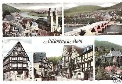 AK, Miltenberg am Main, fünf Abb., ca. 1965