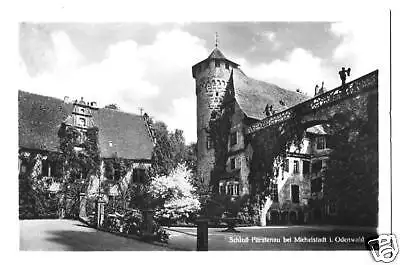 Ansichtskarte, Michelstadt Odw., Schloß Fürstenau, ca. 1955