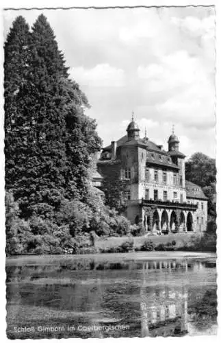 AK, Marienheide - Gimborn, Schloß Gimborn, 1957