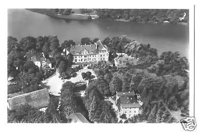 AK, Malente, Kurhaus, Luftbildansicht, ca. 1958