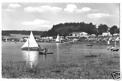 Ansichtskarte, Mademühlen Westerw., Haus am See, 1961