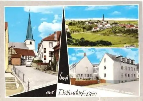 Ansichtskarte, Blankenheim - Dollendorf Eifel, drei Abb., 1982