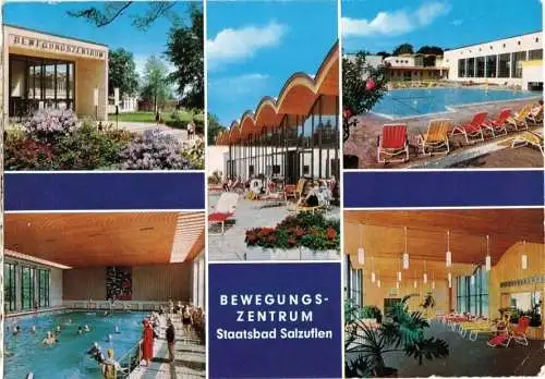 AK, Bad Salzuflen, Bewegungszentrum, fünf Abb., 1971