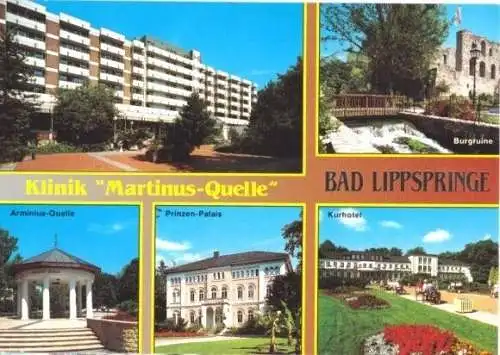 AK, Bad Lippspringe, Klinik "Martinus-Quelle", um 1995