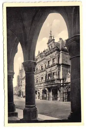 AK, Erfurt, Blick zur Marktstr., 1953