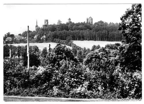 AK, Stolpen Sa., Burg und Stadt, Totale, 1967