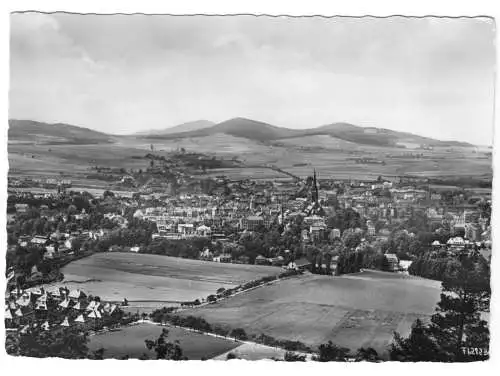 AK, Löbau Sa., Totale vom Löbauer Berg, um 1958