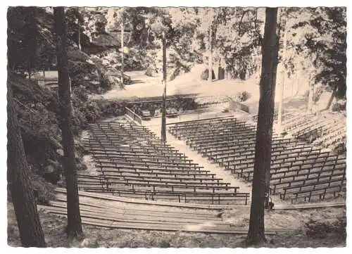 AK, Kurort Jonsdorf Kr. Zittau, Waldbühne, Version 1, 1961