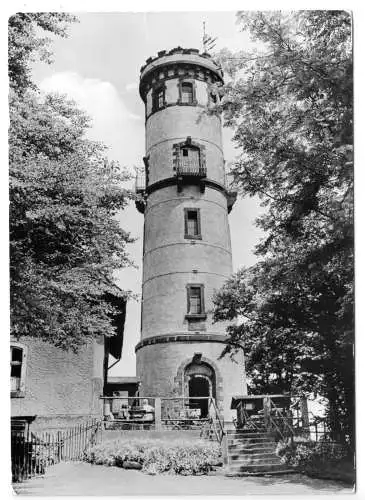 AK, Kurort Oybin Kr. Zittau, Aussichtsturm auf dem Hochwald, 1977