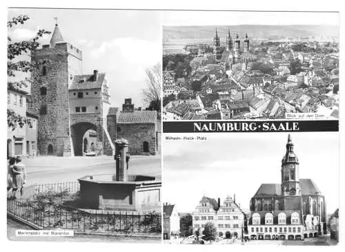 AK, Naumburg Saale, drei Abb., 1978