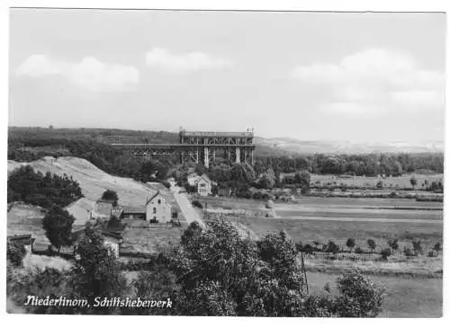 AK, Niederfinow bei Eberswalde, Schiffshebewerk Niederfinow, 1963