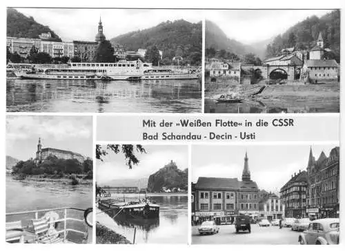 AK, Bad Schandau - Decin - Usti, Mit der "Weißen Flotte" in die CSSR, 1974