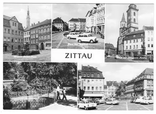 AK, Zittau, fünf Abb., 1974