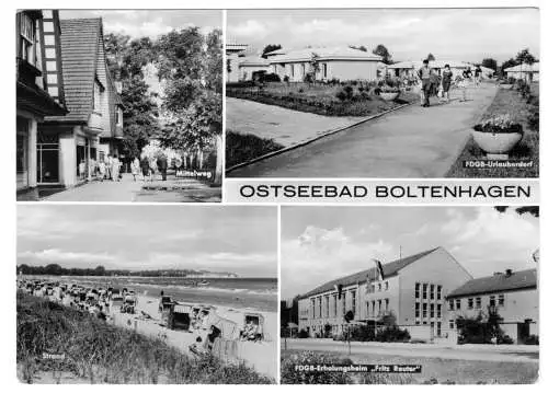 AK, Ostseebad Boltenhagen, vier Abb., 1978