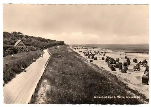 AK, Ostseebad Graal-Müritz, Strandpartie, 1963