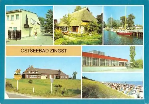 AK, Ostseebad Zingst Darß, fünf Abb., um 1987