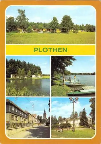 AK, Plothen Kr. Schleiz, fünf Abb., 1985