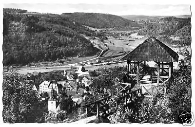 Ansichtskarte, Muggendorf Fränk. Schweiz, Teilansicht, ca. 1960