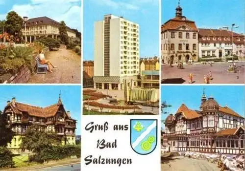 AK, Bad Salzungen, fünf Abb., 1979