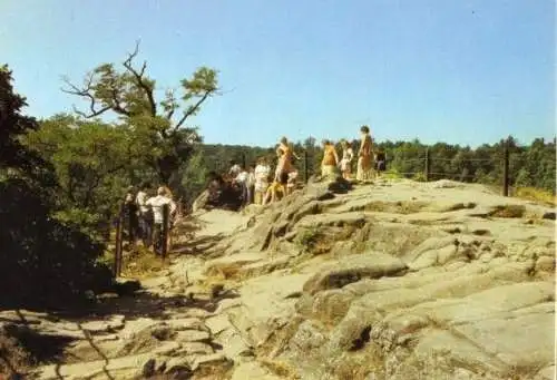 Ansichtskarte, Thale Harz, Kr. Quedlinburg, Roßtrappe, belebt, 1987