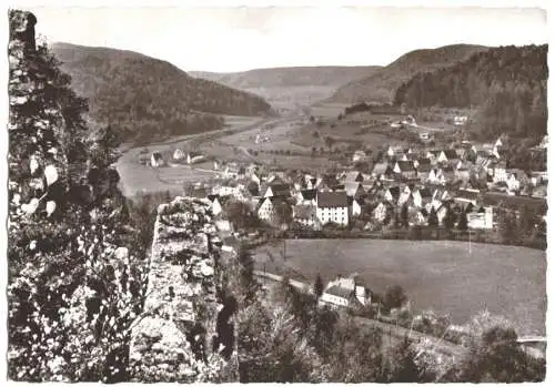 AK, Vorra an der Pegnitz, Gesamtansicht, um 1965