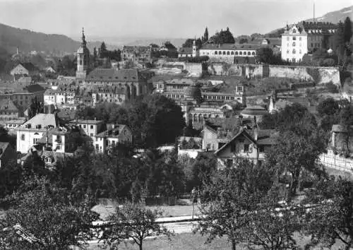 AK, Baden-Baden, Blick von der Friedrichshöhe um 1903, um 1960