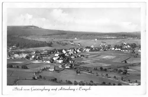 AK, Altenberg Erzgeb., Gesamtansicht vom Geisingberg, 1956