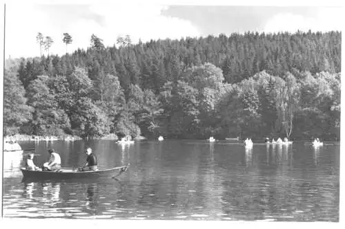 AK, Friedrichroda Thür., Partie am Gondelteich, 1967