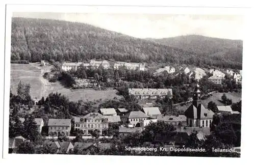 AK, Schmiedeberg Kr. Dippoldiswalde, Teilansicht, 1960