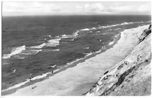 AK, Bakenberg Rügen, Strandpartie, 1964