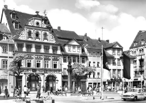 AK, Erfurt, Fischmrkt, belebt, 1976