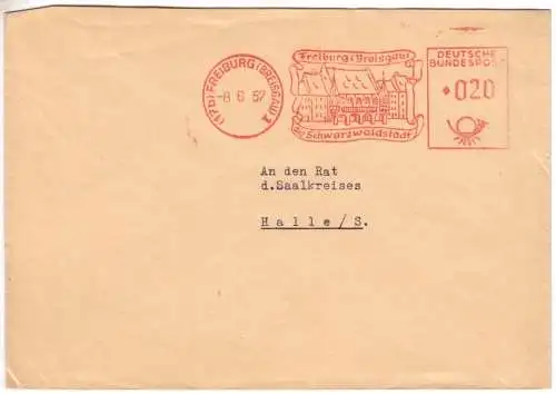 AFS, Freiburg (Breisgau) die Schwarzwaldstadt,(17b) Freiburg (Breisgau)1, 8.6.57