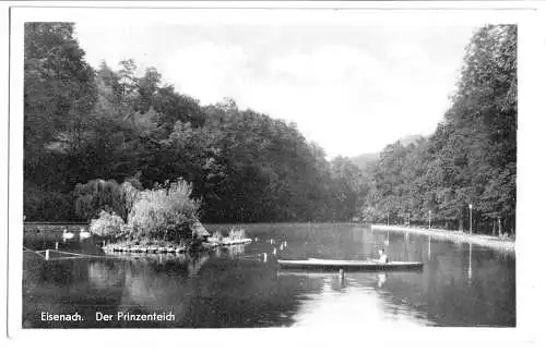 AK, Eisenach, Der Prinzenteich, 1959