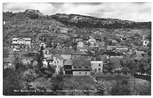 AK, Bad Blankenburg Thür. Wald, Teilansicht, ca. 1936