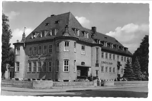 AK, Bad Langensalza, Schwefelbad, 1958