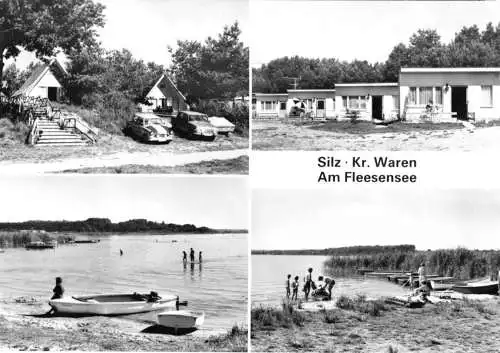 AK, Silz Kr. Waren Müritz, Am Fleesensee, vier Abb., 1981