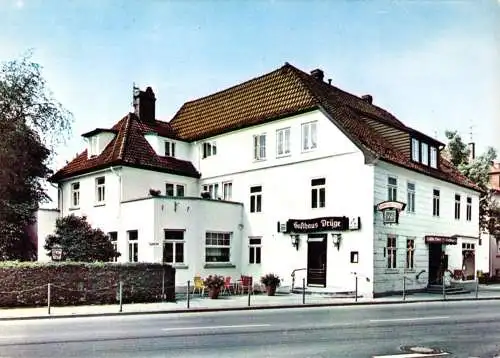 AK, Bad Pyrmont, Gasthaus Drüge, Straßenansicht, 1973