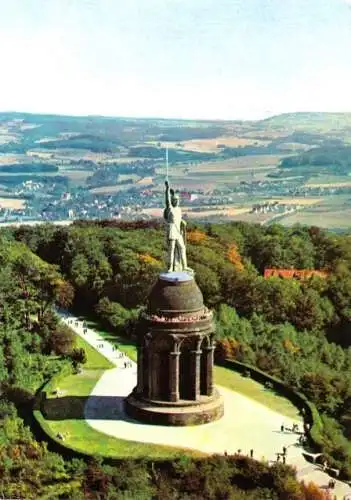 AK, Hiddensen, Hermannsdenkmal, Luftbildansicht, 1971