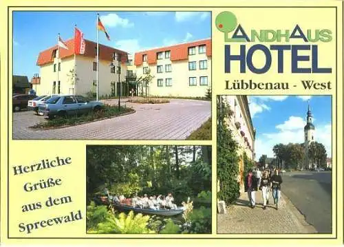 AK, Lübbenau, Groß - Beuchow, "Landhaus Hotel", 1997