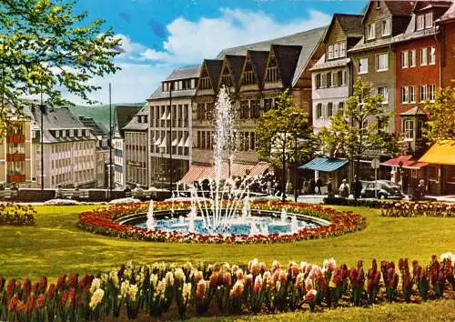 Ansichtskarte, Siegen Westf., Markt, 1967