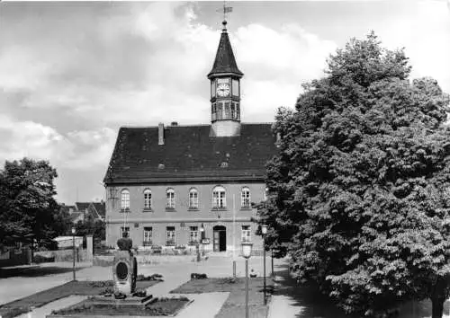 AK, Gneisenaustadt Schildau, Rathaus?, 1974