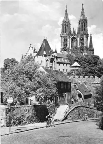 AK, Meißen Elbe, Am Hohlweg, 1960