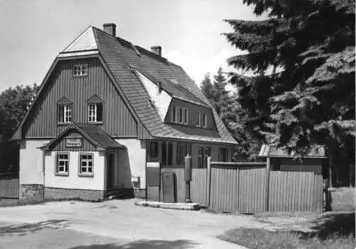 Ansichtskarte, Muldenberg Vogtl., Gasthof Muldentalsperre, 1966