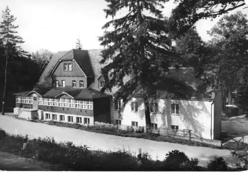 Ansichtskarte, St. Michaelis OT Linda, Heim Stahlwerk Brandenburg