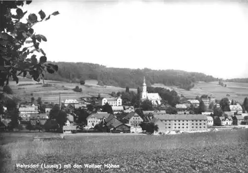 AK, Wehrsdorf Kr. Bautzen, Teilansicht, 1968