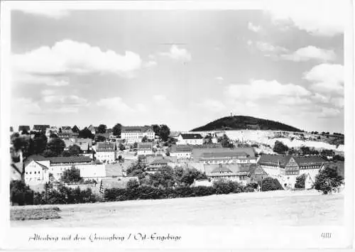 AK, Altenberg Erzgeb., Teilansicht mit Geisingberg, 1975