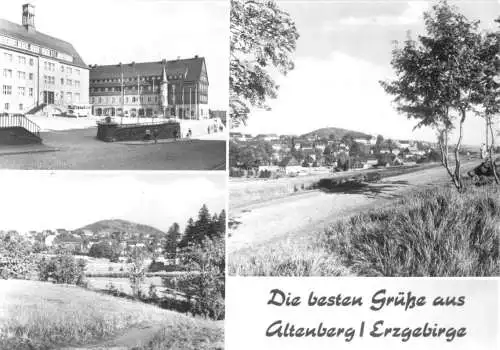 Ansichtskarte, Altenberg Erzgeb., drei Abb., 1979