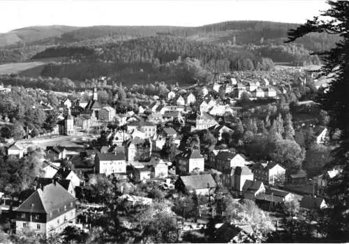 Ansichtskarte, Schmiedeberg Kr. Dippoldiswalde, Teilansicht, Blick nach Süden, 1978