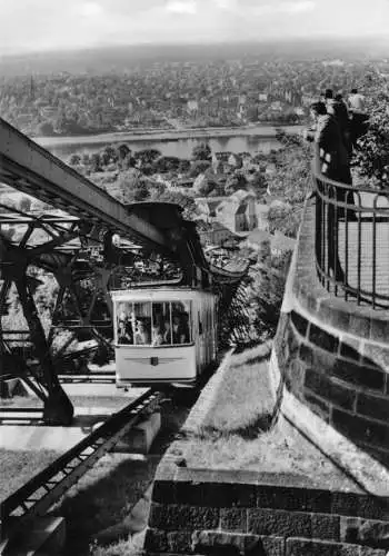 AK, Dresden, Blick auf Loschwitz, 1966